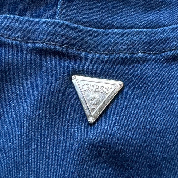 GUESS High-Waisted Button Fly Stretch Denim Jean Shorts Size 24 0 NWOT - Picture 4 of 7